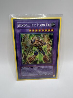 YUGIOH ELEMENTAL HERO PLASMA VICE GLAS-EN037 1ST SECRET (NM) EURO-image