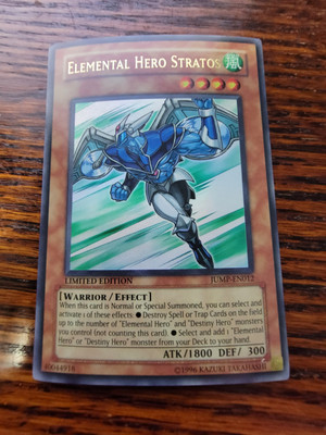 LP - Yu-Gi-Oh! Ultra Rare Elemental Hero Stratos JUMP-EN012-image