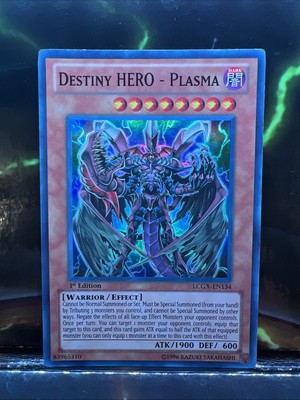 Destiny HERO - Plasma LCGX-EN134 Super Rare 1st Edition NM (slot#54)-image