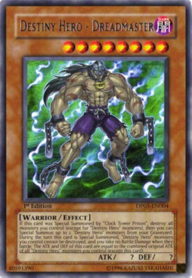 Yu-Gi-Oh! TCG Destiny Hero - Dreadmaster - Aster Phoenix - Dp05-En004 1st...-image