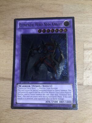 Elemental Hero Neos Knight EXVC-EN093 Ultimate Rare 1st Edition Yugioh Card-image