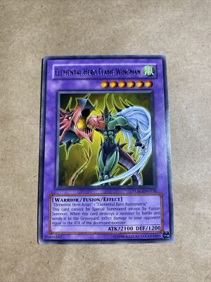 Elemental Hero Flame Wingman Rare UDE Redemption TLM-EN035K-image