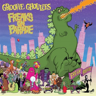 Groovie Ghoulies Freaks On Parade (Godzilla Green) (Vinyl) (UK IMPORT)-image