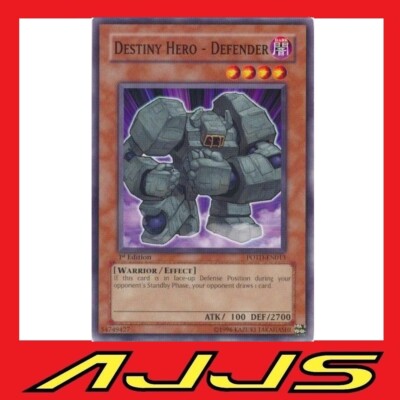 YuGiOh - Destiny Hero - Defender - POTD-EN013 - 1st Edition NM/M-image