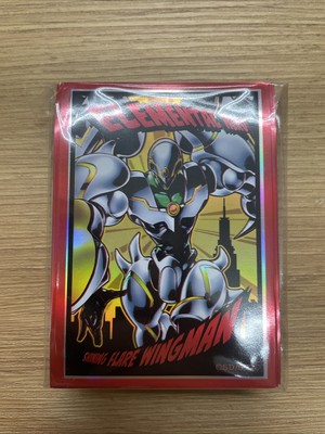 yugioh rush duel sleeves Elemental HERO Shining Flare Wingman 100 japan-image