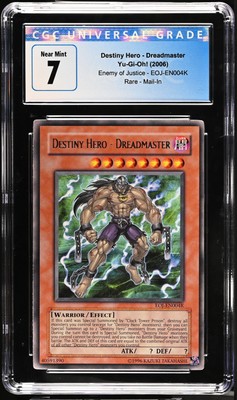 CGC 7 - 2006 Yu-Gi-Oh! Eoj-En004K Destiny Hero - Dreadmaster Mail In Redemption-image