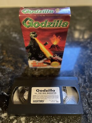 GODZILLA vs. THE SEA MONSTER Greatest Challenge VHS GoodTimes Video VINTAGE 1996-image