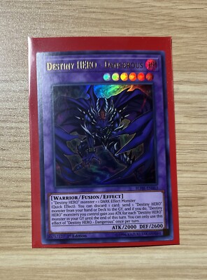 YuGiOh! Destiny HERO - Dangerous (BLHR-EN063) 1st Edition - Ultra Rare - NM-image