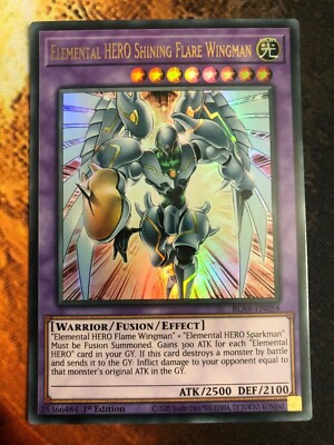 ( ELEMENTAL HERO SHINING FLARE WINGMAN ) Ultra - BLAR-EN054 - 1st NM - Yu-Gi-Oh-image