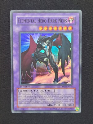 Yu-Gi-Oh! Elemental Hero Dark Neos - DP03-EN014 - LP-NM 1ST Edition Super Rare-image