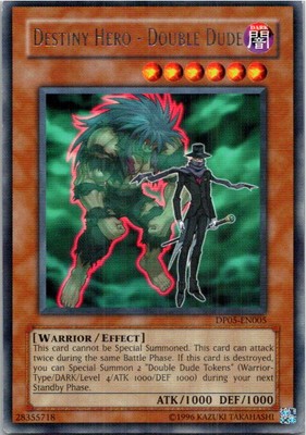 Destiny Hero - Double Dude #DP05-EN005 Yugioh Lightly played Unlimited-image