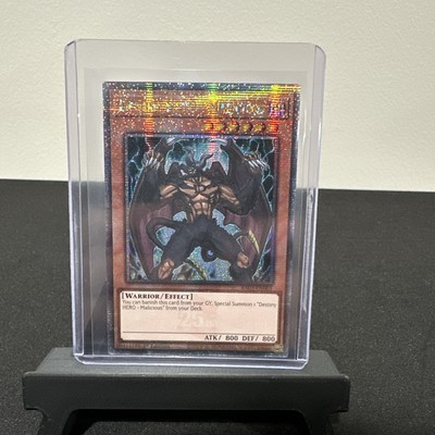 Destiny HERO - Malicious 1st Edition Quarter Century Secret Rare RA03-EN001-image