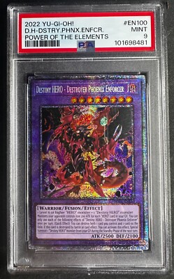 Yu-Gi-Oh! Destiny Hero Destroyer Phoenix Enforcer POTE-EN100 Starlight PSA 9-image