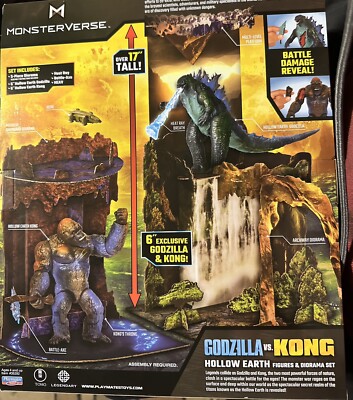 Monsterverse Hollow Earth 6-Inch Playset [Figures & Diorama Set] 😬-image