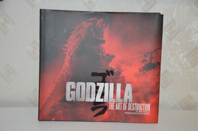Godzilla: The Art of Destruction by Mark Cotta Vaz (2014, Hardcover, DJ, Poster)-image