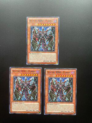 Yugioh Destiny HERO - Plasma RYMP-EN036 Common Mixed Editions Damaged X3-image