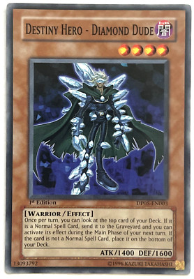 YuGiOh! - Destiny Hero - Diamond Dude - DP05-EN003 - 1st Edition - Common-image