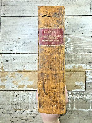 1854 Antique Navigation Book 