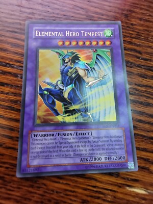 Elemental Hero Tempest EEN-EN034 Ultra Rare LP! Unlimited Edition Yugioh Card-image