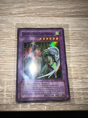 Yu-Gi-Oh! TCG Elemental Hero Flame Wingman - Jaden Yuki - DP1-EN010 Unlimited...-image