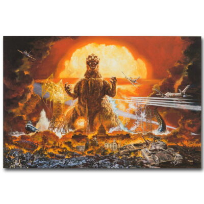 59455 Godzilla vs Mechagodzilla Horror Wall Decor Print Poster-image