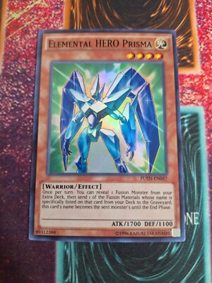 Yu-Gi-Oh! Elemental HERO Prisma FUEN-EN047 Super Rare Unlimited Near Mint-image