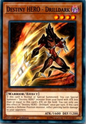 Destiny HERO - Drilldark LEHD-ENA11 Legendary Hero Decks 1st Edition-image