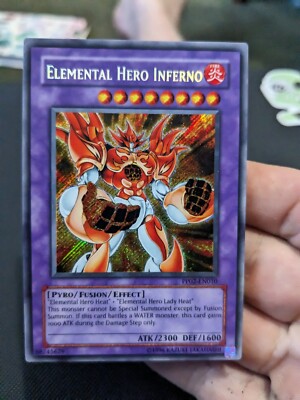 Yu-Gi-Oh! TCG Elemental Hero Inferno Premium Pack 2 PP02-EN010 Unlimited Secret-image