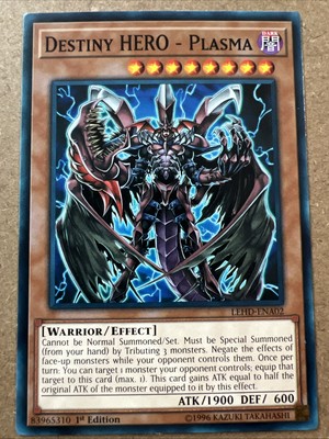 Yu-Gi-Oh Legendary Hero Decks - Destiny Hero - Plasma LEHD-ENA02 - 1st Edition-image