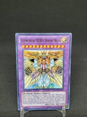Elemental HERO Divine Neos LCGX-EN077 Ultra Rare 1st Edition LP Yugioh Card-image