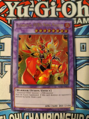 Yugioh ELEMENTAL HERO NOVA MASTER BLLR ULTRA 1ST ED NM -image