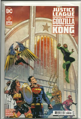 JUSTICE LEAGUE vs GODZILLA vs KONG #5! NM! COVER A!-image