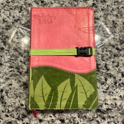 The Adventure Bible NIV Pink Green Italian Duo-Tone Faux Leather ZonderKidz 2011-image