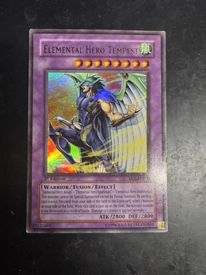 YUGIOH EBAY LIVE ELEMENTAL HERO TEMPEST ULTRA 1ST EDITION EEN-EN034 EXCELLENT-image