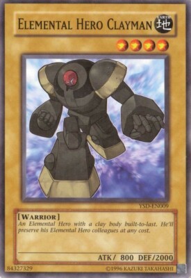 Elemental Hero Clayman - YSD-EN009 - Common - Unlimited - Yu-Gi-Oh!-image