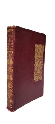 A LITERARY & HISTORICAL ATLAS OF AMERICA LIMP LEATHER Binding/27 COLOR MAPS 1919-image