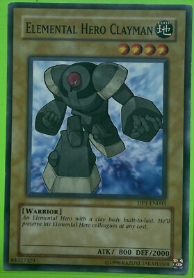 Yu-Gi-Oh! TCG Elemental Hero Clayman Duelist Pack 1: Jaden Yuki DP1-EN003 - LP-image