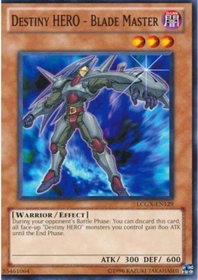 Destiny HERO - Blade Master - LCGX-EN129 - Common - Unlimited Edition Near Mint -image