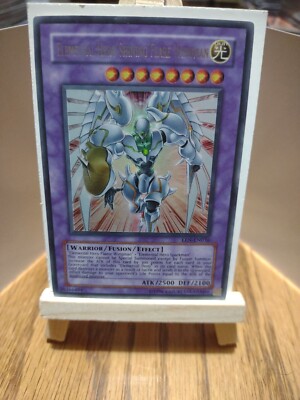 Yu-Gi-Oh Card Elemental Hero Shining Flare Wingman Ultra Rare EEN-EN036 Damaged -image