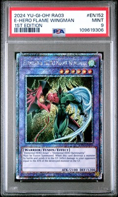 2024 YU-GI-OH! RA03-QUARTER CENTURY BONANZA ELEMENTAL HERO FLAME WINGMAN PSA 9-image