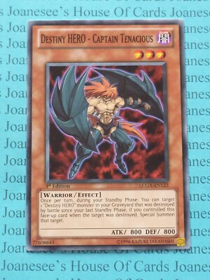 Destiny HERO - Captain Tenacious LCGX-EN123 Yu-Gi-Oh Card 1st Edition New-image
