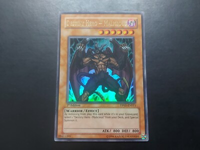 Yugioh - Destiny Hero - Malicious DP05-EN011 Ultra Rare 1st Edition-image