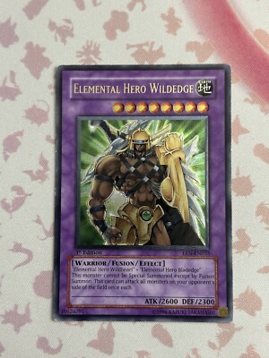 YuGiOh Elemental Hero Wildedge EEN-EN035 Ultimate Rare 1st Ed (LP) SEE PICTURES-image