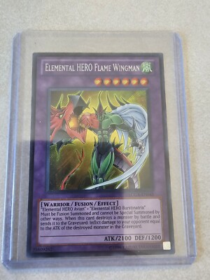 YuGiOh! Elemental HERO Flame Wingman - LCGX-EN045 - Secret Rare-image