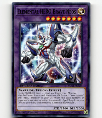 Yugioh Elemental HERO Brave Neos - Speed Duel GX: Midterm Destruction-image