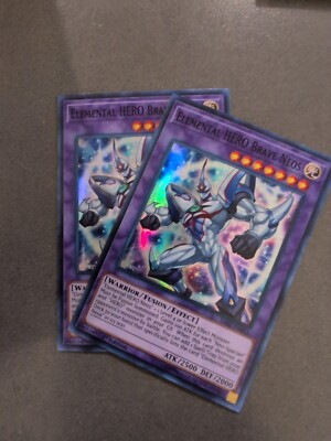 Yugioh 2X Elemental HERO Brave Neos SAST-EN035 Super Rare 1st Ed NM-image