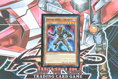 YuGiOh Destiny HERO - Decider LEHD-ENA12 1st Ed Common-image