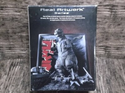 First Godzilla 1954 3D Art Poster Limited to 500 Real Artwork Series figure-image
