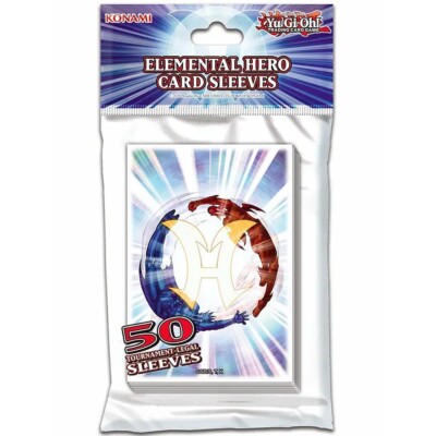 KONAMI OFFICIAL YUGIOH ELEMENTAL HERO CARD SLEEVES 50CT-image