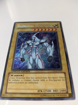 Yu-Gi-Oh! Elemental Hero Neos CT03-EN001 - Secret Rare - Limited Edition - LP-image